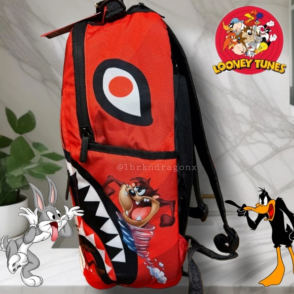 Sprayground Looney Tunes Backpack Bugs Daffy Roadrunner Tweetie Sylvester Taz - Picture 15 of 16